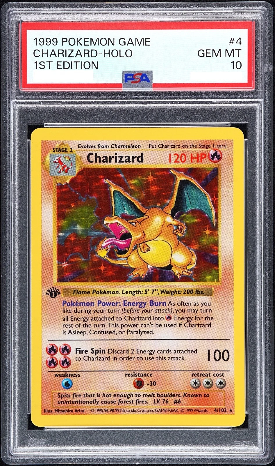 Charizard PSA 10 Base Set